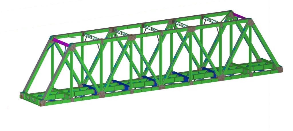 Bridge Steel Truss Model